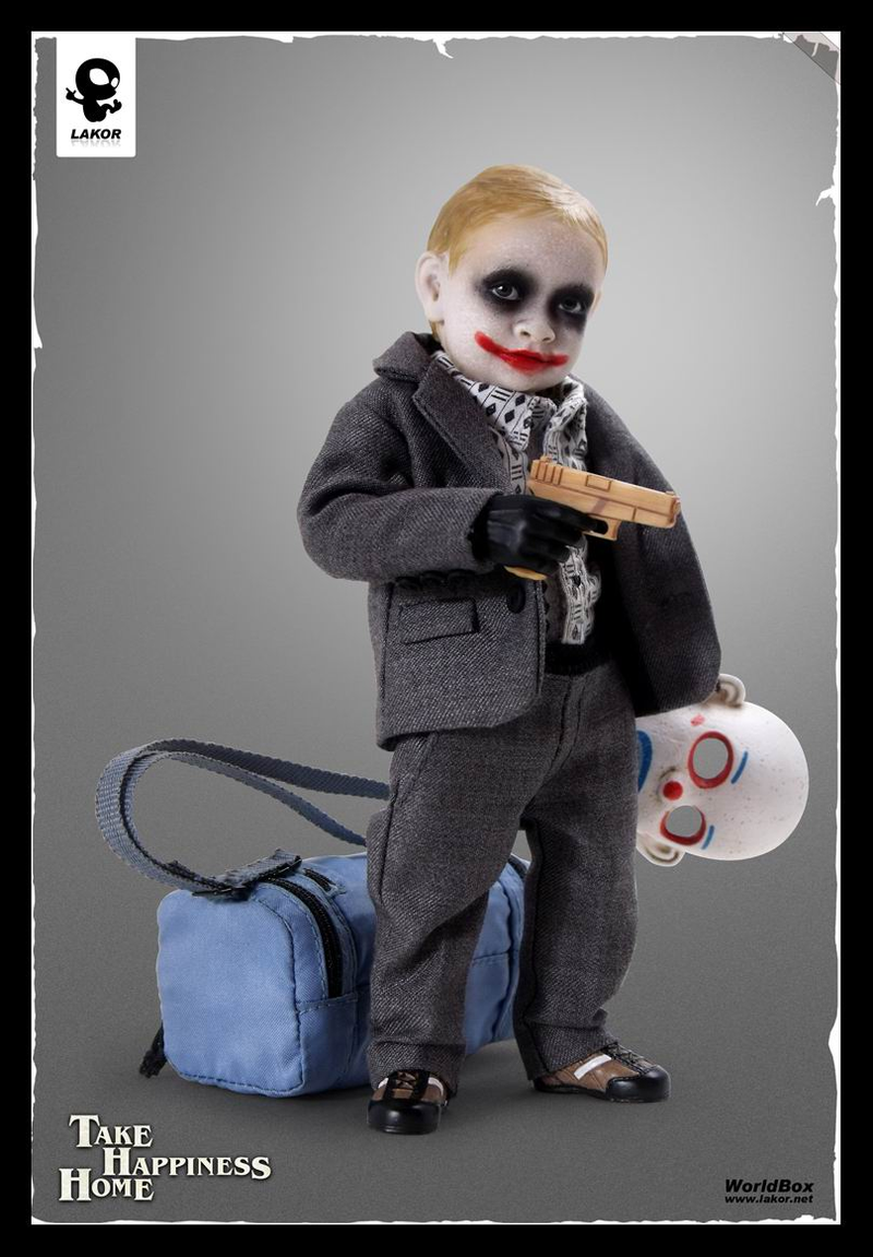 Illustration for article titled Please let this Joker Jr. Doll inspire a Dark Knight Babies line